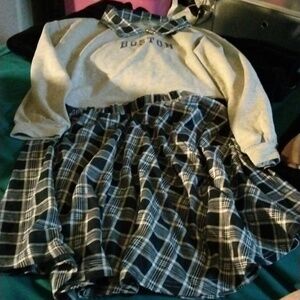 Girls two piece top and skirt